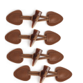 Miniatyrbillede 1 af 5: (Orange) Kunstig Læder Knapper Knapper til Frakke Læder Knapper B