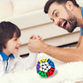 Miniatyrbilde 2 av 5: 3x3 Speed ​​Cube, Dodekaeder Magic Cube, Speed ​​Cube Julegave til barn og voksne, Svart
