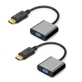 Miniatyrbild 1 av 5: 2 st - Gobutevphver Displayport till VGA Adapterkablar DP till VGA Con