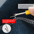 Miniatyrbilde 3 av 5: 6-delt sømrippersett, trådripper, sømrippersett, fargerik trådremover for håndsøm Embroi