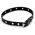 Miniatyrbillede 4 af 5: 1 stk. PU Læder Halskæde Grommet Øjelet Choker til Kvinder Mænd Punk Krave Goth Emo Tilbehør
