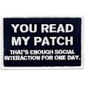 Miniatyrbillede 1 af 4: Du læser min patch, der er nok social interaktion for en