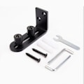 Miniatyrbillede 1 af 5: 2-delt skydedørssystem skinne gulvguide skydedør: 8 i 1 skydedørssystem gulvguide skydedørsguide gulvguide perfekt væg