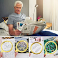 Miniatyrbillede 3 af 5: 10x håndholdt læseforstørrelsesglas til ældre læsning lodning insp