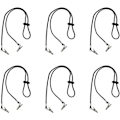 Miniatyrbilde 1 av 4: 10-pakks Serviettklips, Serviettkjeder, Fleksible Serviettreimer, Bordtilbehør, Serviettklips for Smekker, Justerbar Serviett
