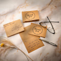 Miniatyrbilde 3 av 4: 120 Pakk Takkekort i Bulk med Konvolutter, Rustikt Kraftpapir Notater for Bryllup, Baby Shower, Gra