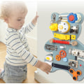 Miniatyrbilde 2 av 5: Travel Busy Board Montessori Aktivitetsbrett Sensorisk Aktivitetsbrett Woode