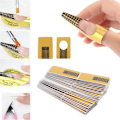 Miniatyrbillede 3 af 4: (100 stk.) Negleforlængelsesguide Forms Sticker Negleforlængelsesguide Selvhæftende Tips Scu