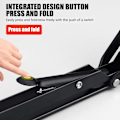 Miniatyrbilde 3 av 5: 2 stk 250mm Heavy Duty Folding Bracket Support, Folding Bracket, Black Foldable Console Bracket,
