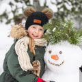 Miniatyrbilde 5 av 5: Barne Vinter Varm Lue Hette Skjerf Hansker Sett Svart Termisk K