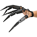 Miniatyrbild 1 av 5: Halloween Knuckle Finger Extension, 3D-tryckt läskig skeletthand fest skräck rekvisita dekoration (Rig
