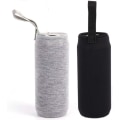 Miniatyrbillede 1 af 5: Neopren (1 stk. sort + 1 stk. grå) Isoleret Flaskeholder Sl