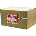 Miniatyrbillede 3 af 4: Fragile håndteringsetiketter, 300 stk., (6\" x 3,5\")