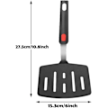 Miniatyrbillede 2 af 5: 1 stk. Silikon Fiske Spatel, Fleksibel Køkken Spatel, Bred Spalte Spatel til Pandekager, Fisk, Non-Stick Spatler, Omelet