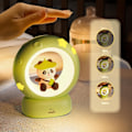 Miniatyrbillede 3 af 5: Panda Natlampe Genopladelig Børnenatlampe Baby Sengelampe Barselslampe Soveværelse med Timer Bærbar Baby Natlampe Nyfødt Fødselsgave