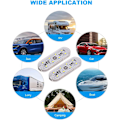 Miniatyrbillede 5 af 5: Bilens indvendige lys, 2 stk. 8 LED hvidt lys touch switch bil indvendig