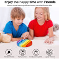 Miniatyrbillede 2 af 5: Blandet 3 stk. Antistress Fidget Legetøjsspil Billig Push-Pop Boble