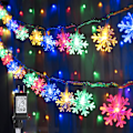 Pikkukuva 1 / 5: Jouluvalot, Lumilevyvalot 100 LED 33FT Valosarja