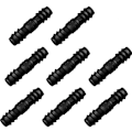 Miniatyrbillede 1 af 5: 8 stk. 1/2 tommer (16 mm) Havepiggeforbindelser Plastik Dryp Vandingsslange Forbindelser Soaker Slange Forbindelser Slange Endestop