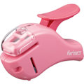 Miniatyrbillede 1 af 5: Stapeløs Hæftemaskine, Kompakt Alpha, Op til 5 Ark Binding, Pink, Import fra Japan