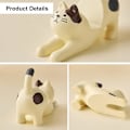 Miniatyrbild 2 av 4: 11x4x7,5cm 2 st Söt Katt Smartphone Hållare Stativ för Skrivbord, Kawaii Lat Liggande Katt Telefonstativ för Skrivbordsdekoration Heminredning
