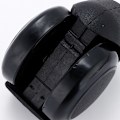 Miniatyrbillede 4 af 5: 5 stk. sorte kontorstols hjul 11mm x 22mm 360° rotation