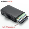 Pikkukuva 5 / 5: RFID-NFC Secure POP UP kaksoisvarkaudenesto korttikotelo musta
