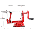 Miniatyrbild 1 av 5: 1 st Apple-skälare och kärnborr, Långvarig Kromgjutning Magnesiumlegering Apple-skälare Slicer Kärnborr med Rostfritt Stål Blad