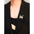 Miniatyrbillede 3 af 5: (3 stk.) Libelle Broscher til kvinder, Multicolor Legering Libelle Stil Pin Krystal Brosche Smykker f
