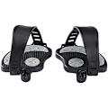 Miniatyrbilde 1 av 5: Sykkelpedal med stropper for treningsykkel, spinningsykkel, innendørs treningsykkel, liggende sykkel - erstatning