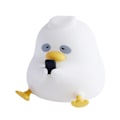 Miniatyrbillede 1 af 5: Sød And Natlampe - Blød Silikone LED Lampe - med Lysdæmper og Timer - Touch Kontrol - USB Genopladelig - Soveværelsesdekoration