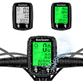 Miniatyrbillede 1 af 5: Cykelcomputer og cykelkilometertæller med ledning MPH KM/H Cykel speedometer med automatisk opvågning Cykelhastighedsmåler LCD-display & enkelt kilometertal & Multi-F