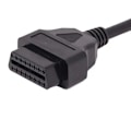 Miniatyrbillede 5 af 5: OBD2 OBD II 16-polet Højre Vinkel Han til Hun Diagnostisk Adapter