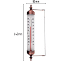 Miniatyrbild 3 av 5: Utomhus termometer med mätare, bronsfärg - Snygg utomhus termometer för trädgård lämplig för utomhusbruk