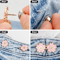 Miniatyrbild 4 av 5: Midjeknäppare för Byxor, Jeansknappar för Lösa Jeans, Inga Sömmar och Inga Verktyg Jeansknapp Åtdragare, Justerbara Knappar för Jeans Byxor Knapp Åtdragare In