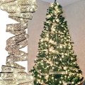 Miniatyrbilde 1 av 5: Dekorativ juletrær stripe lys klassisk 32,8 fot 100 LED dobbeltlags hengende lys stripe wit