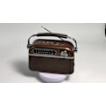 Miniatyrbillede 3 af 4: stk. Bærbar Radio Retro Design, Bluetooth, DAB FM, Indbygget Batteri, USB-Port, AUX, Sleep Timer, Teleskopantenne