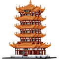 Miniatyrbilde 1 av 4: Yellow Crane Tower Mini Nano Building Blocks Set, World Arch