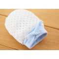 Miniatyrbillede 2 af 5: 6 stk. strikkede babyhandsker i bomuld mod ridser til unisex (3