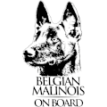 Miniatyrbillede 1 af 4: Belgisk Malinois Bilsticker Sort 22cm 3D Revet Vandtæt Sticker Belgisk Hyrde Hund Kæledyr Reflekterende Sticker