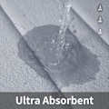 Pikkukuva 3 / 5: 1 Muistivaahto kylpymatto 40cmX60cm, Imuva kylpymatto, Liukumaton paksu kylpymatto kylpyhuoneeseen PVC-taustalla, Ylimääräinen pehmeä