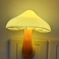 Miniatyrbillede 1 af 4: Sensor LED Natlampe Stikkontakt Væghængt Lampe, Energibesparende Natlys Sød Svampe Natlys til Voksne Børn Soveværelse,Ba