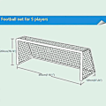 Miniatyrbillede 4 af 5: Fodboldnet - 3*2*1,2m
