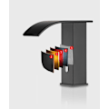 Miniatyrbillede 3 af 5: （Kort Model）Infrarød Sort Sensor Vandhane Automatisk Ind