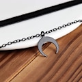 Miniatyrbillede 3 af 5: Choker Halskæde til Kvinder, Sort Fløjl Choker, Lagdelt Halskæde, Goth Smykker til Kvinder