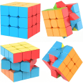 Miniatyrbilde 2 av 5: Hastighetsterning 3x3x3 uten klistremerker med terningopplæring - Turning Sp