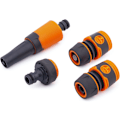 Miniatyrbilde 1 av 5: Sett Justerbare Dyser (4 stk) med 1/2\" Koblingssett - Hagesprøyte - Kran Kobling - Adapter - Kobling for Vanningsslange