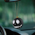 Pikkukuva 2 / 5: 2 kpl auton koristeita, viileä keinuva kallo riipus, keinuva haamu koristeet, Halloween auton peili