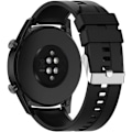 Miniatyrbillede 1 af 5: Sort-22mm urrem til Huawei Watch 3/3 Pro/GT2 Pro/GT2e/GT2/GT 46mm/Galaxy Watch Black