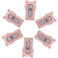 Miniatyrbild 1 av 5: Rosblad 6 Delar Påslakan Hållare Påslakan Fäste Påslakan Clip Sängkläder Set Täcke Fixeringsspänne Sängtillbehör Filt Hållare
